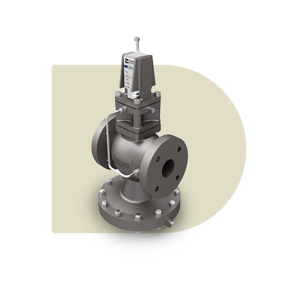 Válvula reductora de presión de vapor pilotada