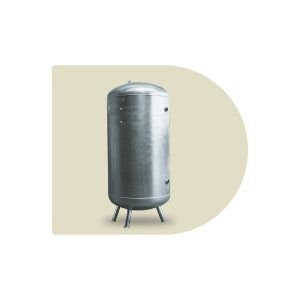 Tanques para aire comprimido verticales en hierro galvanizado